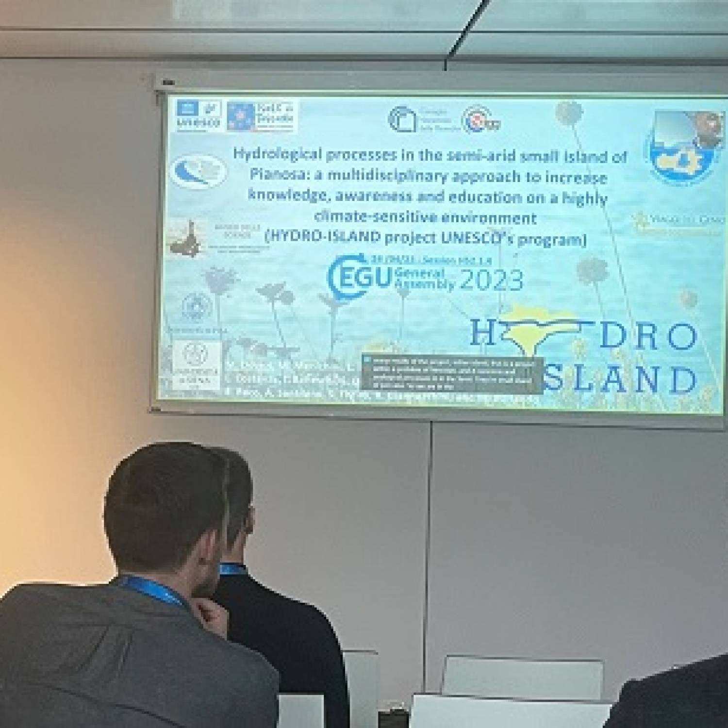 Presentazione del progetto HYDRO-ISLAND (Progetto UNESCO) all’EGU 2023